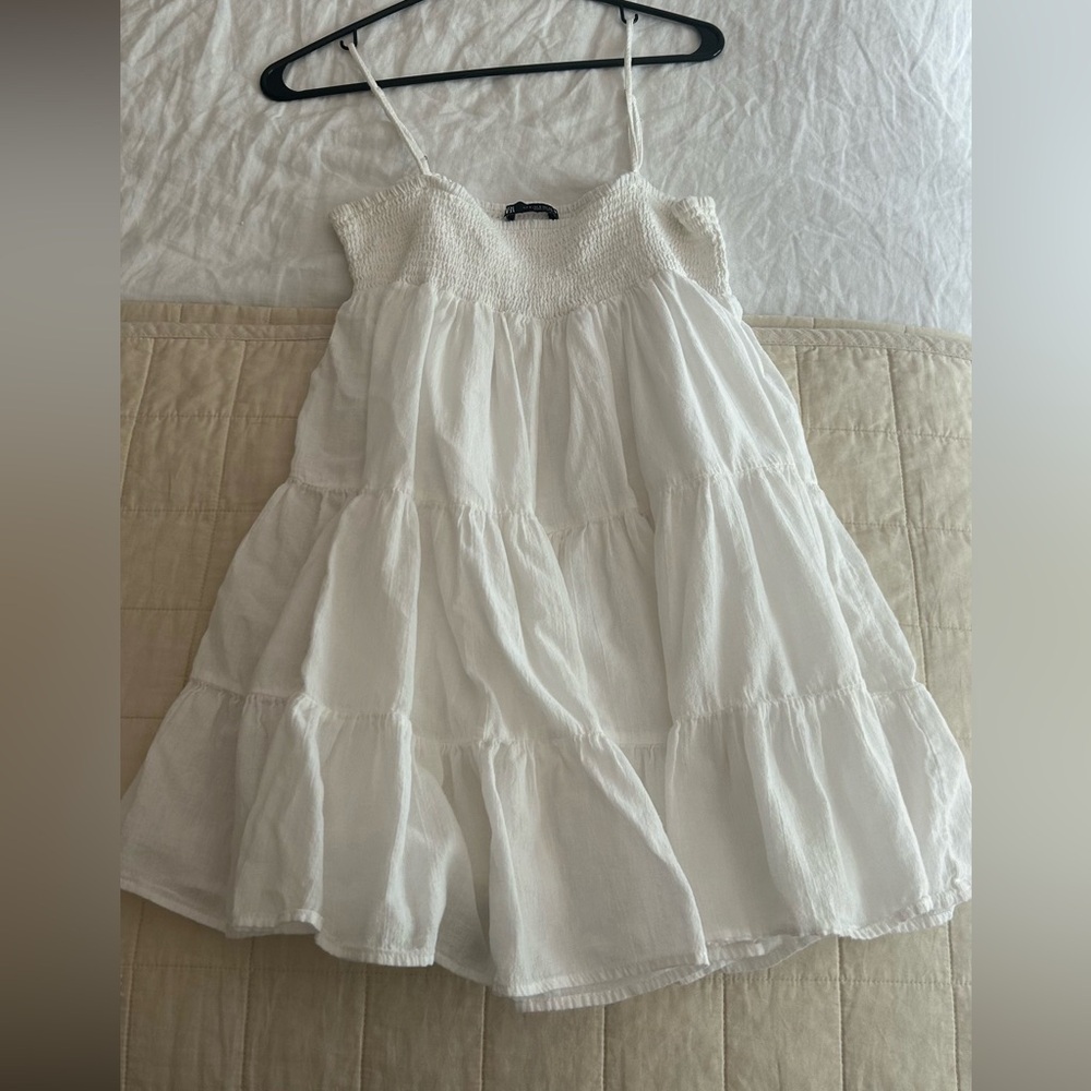 Zara white sundress!